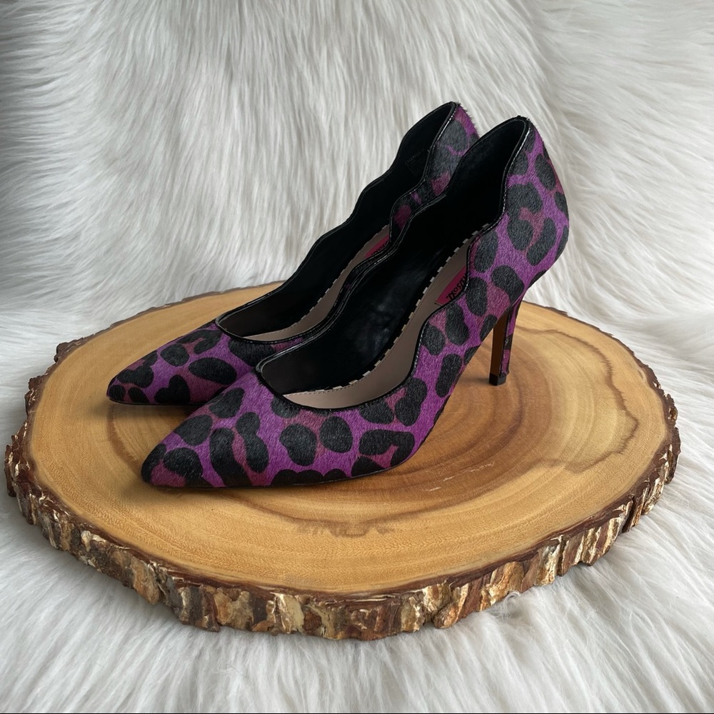 Betsey Johnson leather heels LIKE NEW